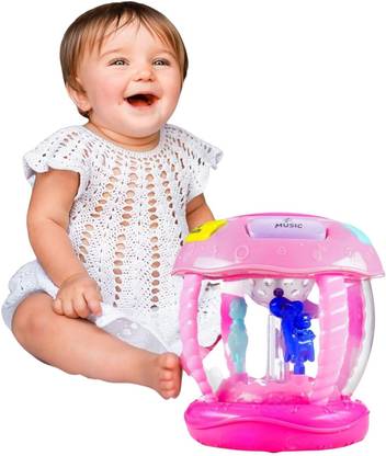 SARASI Musical Rolling Drum For Kids, Re-Chargable, Thinking, Flash Light, USB Charging