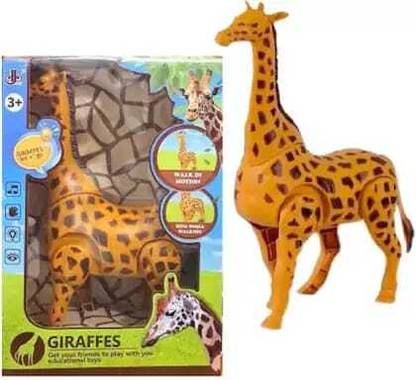 CBN Giraffe Animal Figure Toy for Kids| Singing & Walking Giraffe Toy | 3+ Years