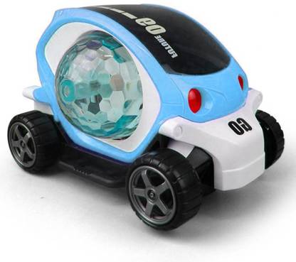 NKL 4D Stunt Car Disco Lights, Bump & Go Toy with 360 Degree Rotating_VR140
