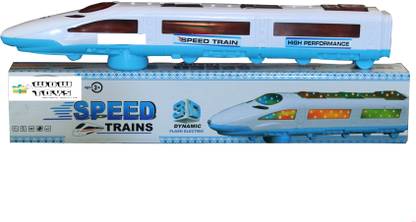 वो टॉयज EMU Speed Bullet Train with 3D light and train sound effect