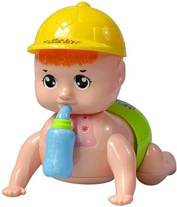 सागर Musical Baby Crawling Toy with 3D Lights & Music