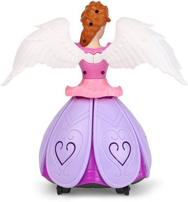 Kid Kraze Musical Angel Princess Toy Doll 360° Rotation Feature & 3D LED Lights_A313