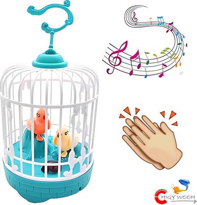 Chigy Wooh Talking Bird Toy for Kids Interactive & Repeat What You Said Singing Chirping