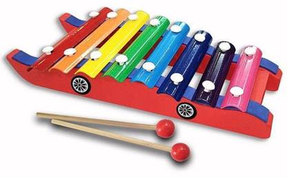 PRANCING UNICORN Xylophone Musical Toys for Kids With 8 Knots Learning Musical Sound Instrument