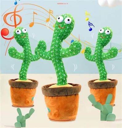 SALEOFF Dancing Talking Cactus Plush Toy, Wriggle, Singing, Repeat What You Say-142