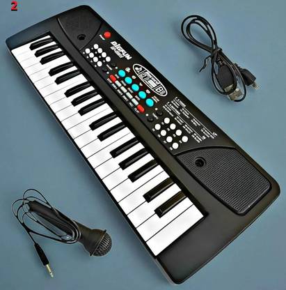 Nilesawar A817 Piano Toy with Microphone, USB Power Cable & Sound Recording Function Best Birthday Gift for Boys and Girls Musical Instruments Latest Analog Analog Portable Keyboard