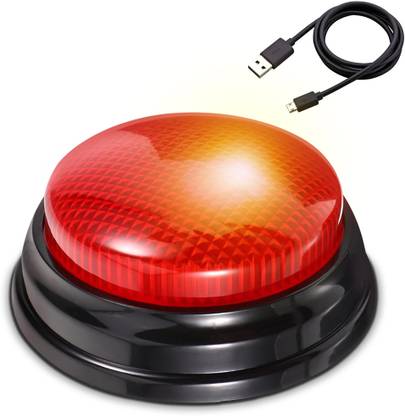 Wembley Interactive Buzzer Toy for Kids Quiz Game with Siren Sound & Light Loud Alarm