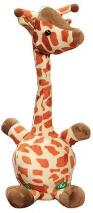 Amaflip Talking Giraffe, It Will Repeat What Ever is Said by You, Plush Toy