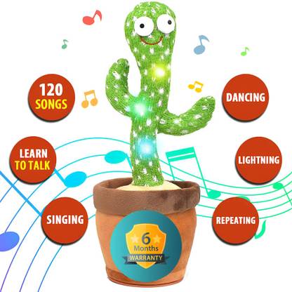 Argussy DANCING CACTUS MUSICAL TOY TALKING TOY