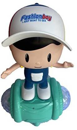 Nirmal Sales 360 Degree Rotating Cutest Musical Dancing Fashion Boy Toy /5D Lights Action
