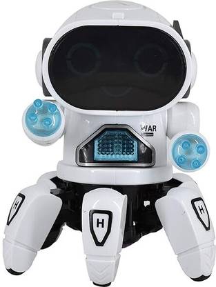 logopicx 3D Robot Flashing Colorful Lights Music Dancing