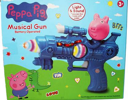 KAWASONY Premium Quality Peppa pig gun with light and sound