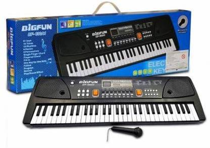 Ludi 61-Key Electronic Piano with Microphone: Music and Confidence Builder for Kids