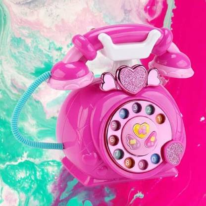 SURYAANSHI Musical Landline Telephone for Kids with Story, Poetry Sound, Baby Phone