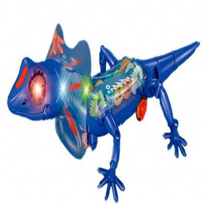 KTRS Lizard Light Sound Lizard Toy with Forward Backward Action Tail Swinging