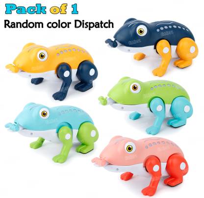 FIDDLERZ Musical Hungry Frog with Sound &Light Effect Tongue Retracts Frog Musical