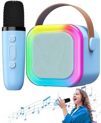 Tinywonders Portable Karaoke Speaker with Bluetooth and Wireless Mic1