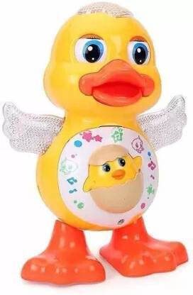 Kid Kraze Dancing Duck With Music and 3D Flashing Lights For Babies, Girls and Boys DK112