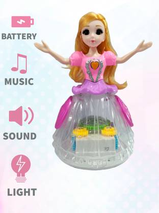 VICHITRA SALES 3D Lights System, 360 Degree Rotating Omni- Directional doll