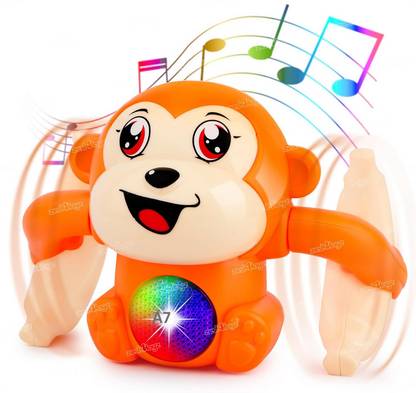 Mahi Zone Dancing Monkey Musical Toy for Kids with Light, Sound and Touch Sensor MON52