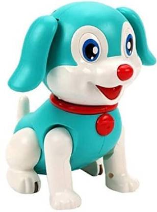 DROPANY Cute Puppy Dance Sound Ear Tail Dancing Dog Robot Dog with Lights for Childrens