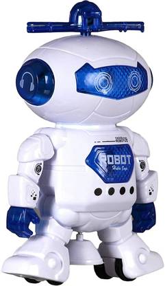 Me-billa Musical Dancing Robot Electric Smart Space Walking with 3D Lights and Music Toy