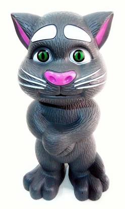 RAGVEE Touching Talking Tom Cat with Voice Recording, Talk Back Toy for Kids