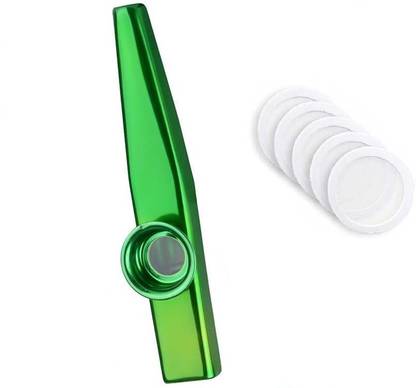 RAJry Kazoo Aluminum Allow Musical Instrument Green