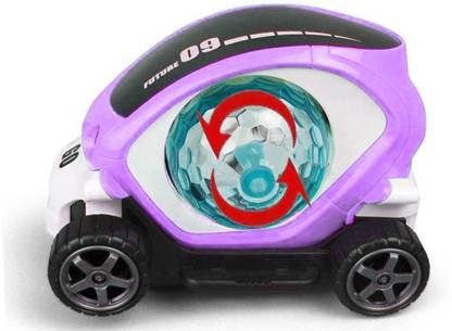 NKL 4D Stunt Car Disco Lights, Bump & Go Toy with 360 Degree Rotating_VR102