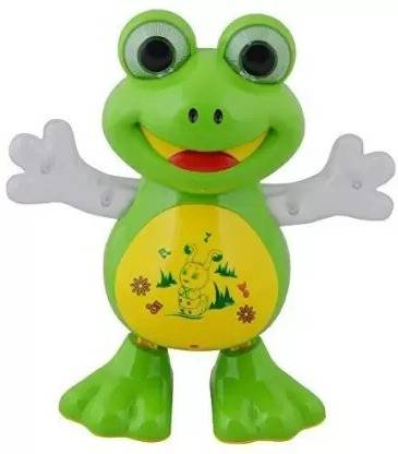 shinetoy Dancing Frog with LED Lights Flashing and Music ,Singing Frog Toy