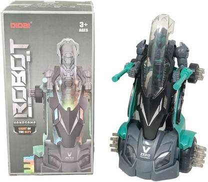 Hyndavi Wonder toys DIDAI Robot Toy with Lights and Music, Zero Policeman Action Figure,