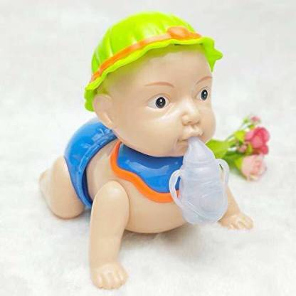 Toyvala Naughty Baby Runing and Weeping Crawling Toy With Unique Music And 3D Lights