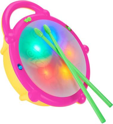jabastin Loty Store Flash Electric Drum for Kids