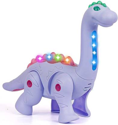 Littlin Cute Walking Adventure Dinosaur Musical Toy with Light for Kids