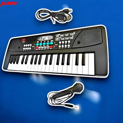 Kid Kraze 37-Key Musical Piano Keyboard with Microphone 430A1 Song Record Feaure_P585