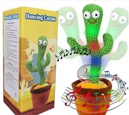 KHILONA BAAZAAR Dancing Speaking Cactus Repeats What You Say CAC03