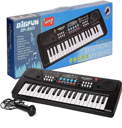 amp Kids Piano with Mic Portable Electronic Keyboard Musical Toy for Beginners