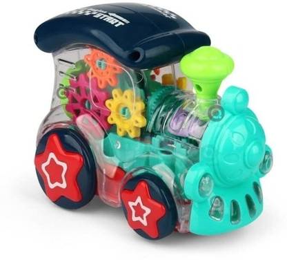 NAMANSHU TEX Concept Engine 360° Move Live Gear Bump-N-Go Toy - Light & Sound