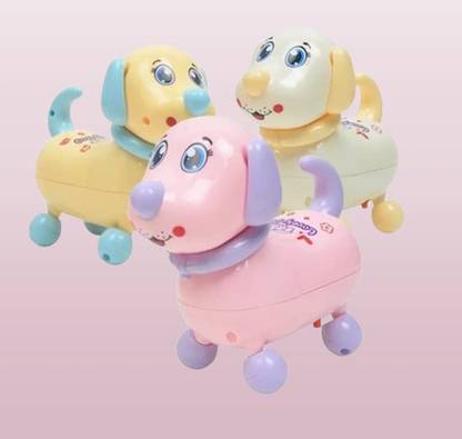 Bestie Toys Battery Operated Light Music Dog Toy Cute Walking Puppy Toy