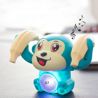 Kid Kraze Dancing Monkey Musical Toy for Kids with Light, Sound and Touch Sensor MON58