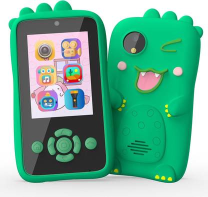 PN AVAN Green Kids Smartphone Toy with MP3 Music Player- Dual Camera for Selfies