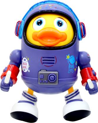 TAPUJI Musical & Dancing Space Duck for Kids with Light & Sound Toys for Babies