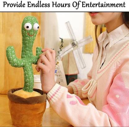 Cactus Toy Talking Cactus Plant Plush Toy Dancing Cactus 084