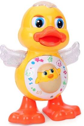 Kid Kraze Dancing Duck With Music and 3D Flashing Lights For Babies, Girls and Boys DK95