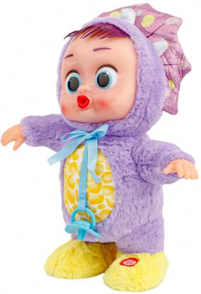 FIDDLERZ Musical Cry Baby Hopping Walking Baby Dancing Crying Doll with Pacifier