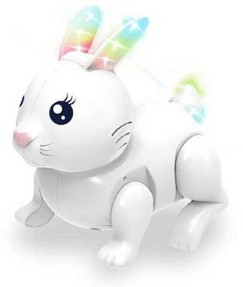 KTRS Jumping Hopping Rabbit Pet Electronic Walking Toy for Kids(Assorted Colours)