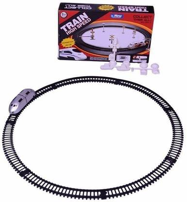 HREYANSH COLLECTION Toys Hub High speed RC Metro Train with flyovers and track (Multicolor) (Multicolor)