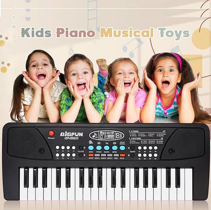 Toyvala Bigfun 37 Keys Kids Piano Keyboard | Piano For Kids With Microphone302