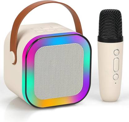 CountryLink Karaoke Machine Microphone Portable Bluetooth Wireless Speaker with Wireless Mic