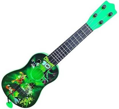 Mogli Toys 4-String Acoustic Plastic Guitar Learning Kids Toy - Den10